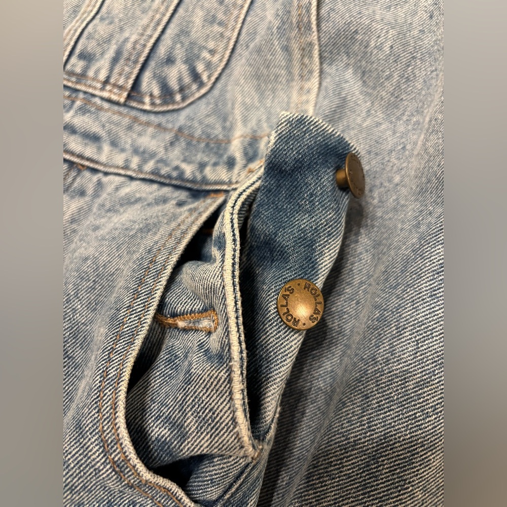ROLLA’S - Denim Straight Leg Overalls - Picture 3 of 9